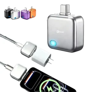 AI Full Charge Separator 140W Type C Portable Smart Power off Automatic Charge Protector for Phone Watch Laptop Digital Devices