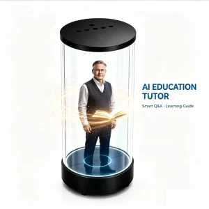 AI Hologram Display Interactive Digital Human Voice Chat Assistant Smart AI Companion Kiosk for Retail Hospitality Education