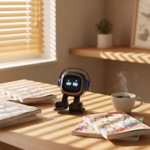 AI Intelligent Electronic Robot Toy Multi-Robot Connection Social Interaction, Home/Office Decor for Kids & Atduls