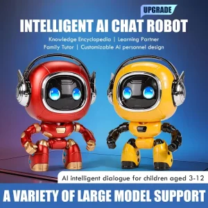 AI Intelligent Robot for Kids English Learning ChatGPT Voice Dialogue Companion Smart Speaker Toy with Emotion Recognition