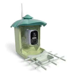AI Intelligent Visual Bird Feeder Can Identify 10000 Bird Species Durable Eco Friendly Lightweight PVC Wood Metal