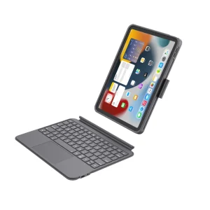 [AI Key] Detachable 180° Rotating Keyboard Case for iPad 10.9 11″ Pro 11 Pluck Proof Smart Pencil Slot 7 RGB Backlit Foil Cover