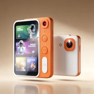 AI Kids Camera Learning Machine English Image Recognition Q&A Dialogue 4 Inch Eye Protection Screen Smart Educational Device