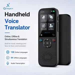 AI Language Translator Device 138 Online 54 Offline Languages Real-Time Voice Translation Simultaneous Interpretation for Travel