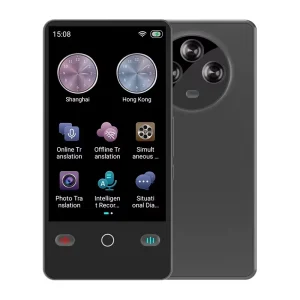 AI Language Translator Device with Voice Translation, 142 Online and 18 Offline Languages, Two-Way Translation for Business