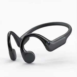 AI Open Ear Air Conduction Bluetooth Headset with HD Camera Video Recording Sports Headphones