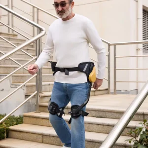 AI Powered Carbon Fiber Lower Limb Exoskeleton 2kg Rechargeable Foldable Electric Suit Robot Walking