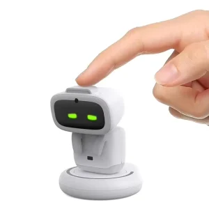 AI Robot Desktop Companion EVA Rechargeable Battery Multilingual Voice Interaction App Controllable Bionic Pet Emotion