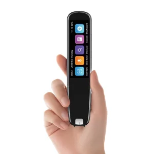 AI S7 Smart Voice Dictionary Pen Real Person Pronunciation OLED Online BT Connectivity for Student Self-Study Smart Translator
