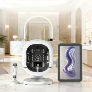 AI Skin Analysis Machine HD Skin Analyzer UV PL Multi Spectral Imaging 3d Skin Analysis Device