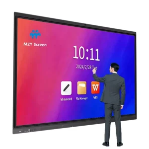 AI Smart 4K Android and Window Dual OS Infrared Multi-point Touch Education Conference Interactive Flat Panel with EDLA