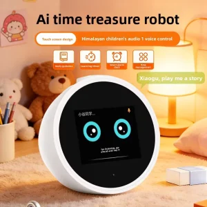 8G Storage WiFi AI Robot Touch Screen Voice Dialogue Intelligent Alarm Clock Time Management Kids Learning Tutoring Machine