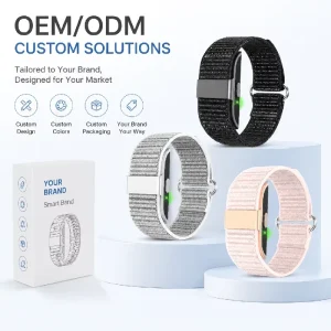 AI Smart Band Watches Waterproof Fitness Tracker Sports Mode Wristband Health Monitoring Screenless Bracelet Exercise Zinc Alloy