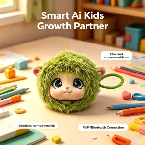 New Arrival AI Smart Companion Interactive Plush Toy Talking Voice Control Emotion Support Homework Assistant Early