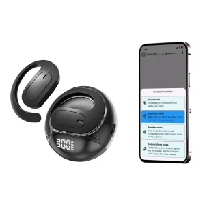 AI Smart Earphones Comfortable WiFi Headset Simultaneous Interpretation 145 Languages Android Compatibility Offline Touch Screen