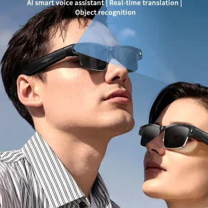 AI Smart Glasses Camera 8MP HD Video Recording Glasses with Audio Real Time Translation Wearable Glasses Men Women