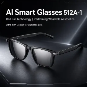 AI Smart Glasses Offline Voice Listening Music Listening Call Real Time Translation Thin Leg Sunglasses