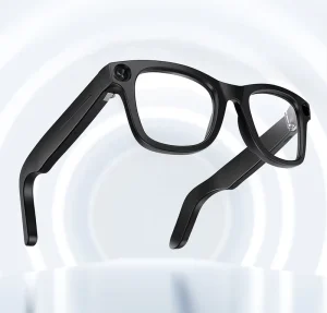 AI Smart Glasses with Camera for Vlogging Cycling Professional Smart Eyewear with AI Voice Control & Real Time Translation