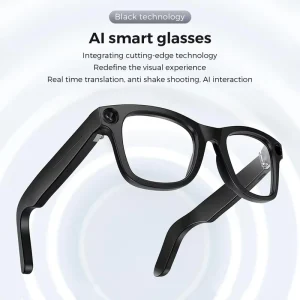 AI Smart Glasses with Real time Translation 1080p Photo taking Video Stabilization Voice Control Hot Assistant Camera