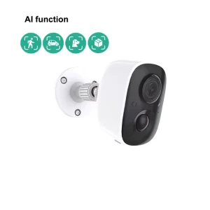 AI Smart Home Security Camera Outdoor Wireless Battery Powered WiFi Network Survei Llance Video Camera with Pet/vehicle Detect