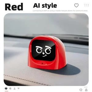 AI Smart Interactive Desktop Pet Robot App Control Xiaozhi Robot Car Desk Ornament Electronic Pet Companion OLED Display Kids