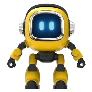 AI Smart Interactive Desktop Robot Voice Control Interactive Desk Pet for Home Office Workspace for Children Early Development