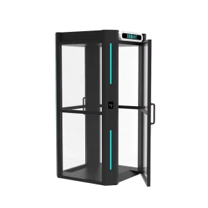 AI Smart Interlocking Anti Tailgating Security Gate Professional Pedestrian Access Control Mantrap Turnstile IP54 Protection