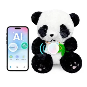 AI Smart Panda Plush Toy PP Cotton Filled PVC 31-50cm Gemini ChatGPT 16 Characters Interactive Bedtime Companion Kids
