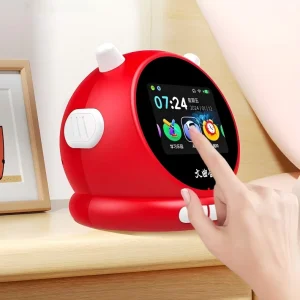 AI Smart Speaker with 3.68 Inch Screen Portable Wireless Learning Machine with AI Assistant and Music Player Support