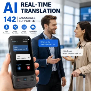 AI Smart Translator 142 Languages Real-Time Voice Translation Offline Travel Business