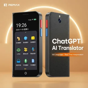 AI Smart Translator Device 4.1″ Screen 150 Language Real-Time Voice Translation Offline Photo Group ChatGPT 240Day Standby