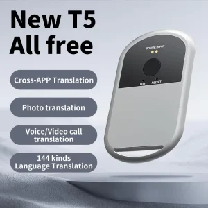 AI Smart Translator Self-Server Real-Time Voice Video Offline 144-Language Translation Portable