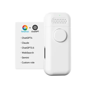 AI Speech Recognition Voice Controlled AI Microphone with Wi Fi ChatGPT BT 5.4 Type C Charging Wireless Professional Gadget