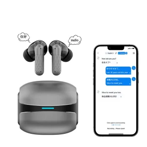AI Translator Earbuds Pro 144s Language Translation 6-Mic Earphones