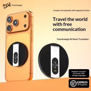 AI Translator Magnetic Video Call Translation Metal Phone Stand Cloud-Based Translation
