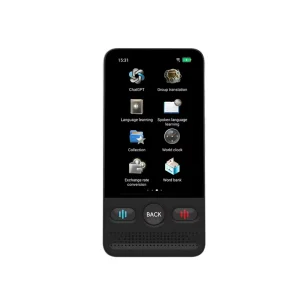 AI Translator Mini Instant Photo Translation Real-Time Interpretation Smart Touch Screen Translator Device for Travel