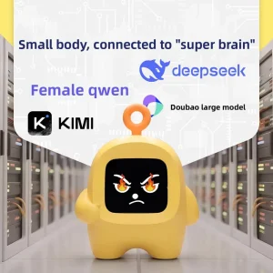 AI Xiao Zhi Electronic Pet AI Powered Conversational Translation Robot Emotional Companion Smart Timed Alarm ABS Material Made