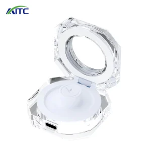 AITC AITC-R12 Customizable White ABS Smart Circular Charging Case Magnetic Charging Power Output Private Mold Smart Ring