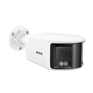 ANNKE FCD800 4K 8MP Dual Lens 180 Degree Panoramic Bullet AI PoE IP Camera Two Way Audio Smart Hybrid Light IP67 Network Camera