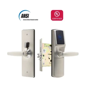 ANSI Standard Smart RFID Card Electronic Hotel Door Lock with Free Software System