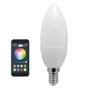 APP-Compatible, 4.5W E14/E27/B22/B15 350LM WiFi Gateway Smart LED Bulb