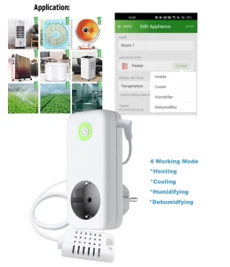 APP Controlled Smart Thermostat for Home Appliances Electronic Heating Cooling Thermostat Factory