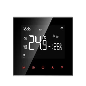 APP Voice Control Programmable LCD Display Tuya WiFi Smart Thermostat Electric Water Gas Boiler Floor Heating Hotel Modern MEIBA