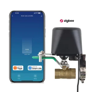APP Zigbee Remote Control Smart Automatic Water Gas Valve Timing Shut Controller