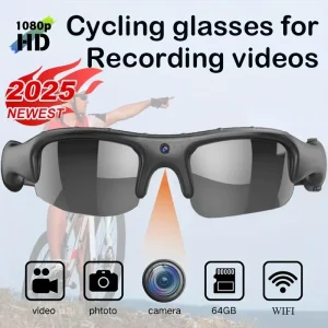 AR Smart Sunglasses 1080P HD Camera WIFI Polarized Lens Outdoor Sport & Motorcycle Cam