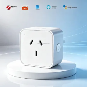 AU NZ Zigbee Smart Plug 3.0 with Energy Monitoring Timer Remote Control Dual Relay Double Pole Custom Packaging OEM