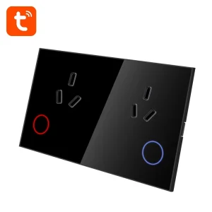 AU Standard Smart Socket Wifi Touch Switch Wall Socket Works With Alexa and Google Assistant Wall Power Socket