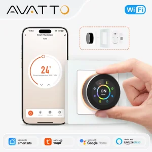 AVATTO WT20R ZWT20R Factory OEM ODM Tuya WiFi Programmable Digital Heating Thermostat