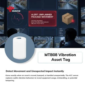 Acc Accelerator Position Sensor Vibration Monitor Smart Industrial IoT Wireless Vibration Sensor Bluetooth Ble 5.3 Asset Tag