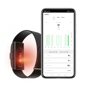Accurate Temperature Fitness Activity Tracker Smart Band Smartband Displyless No Screen Alloy Smart Bracelets